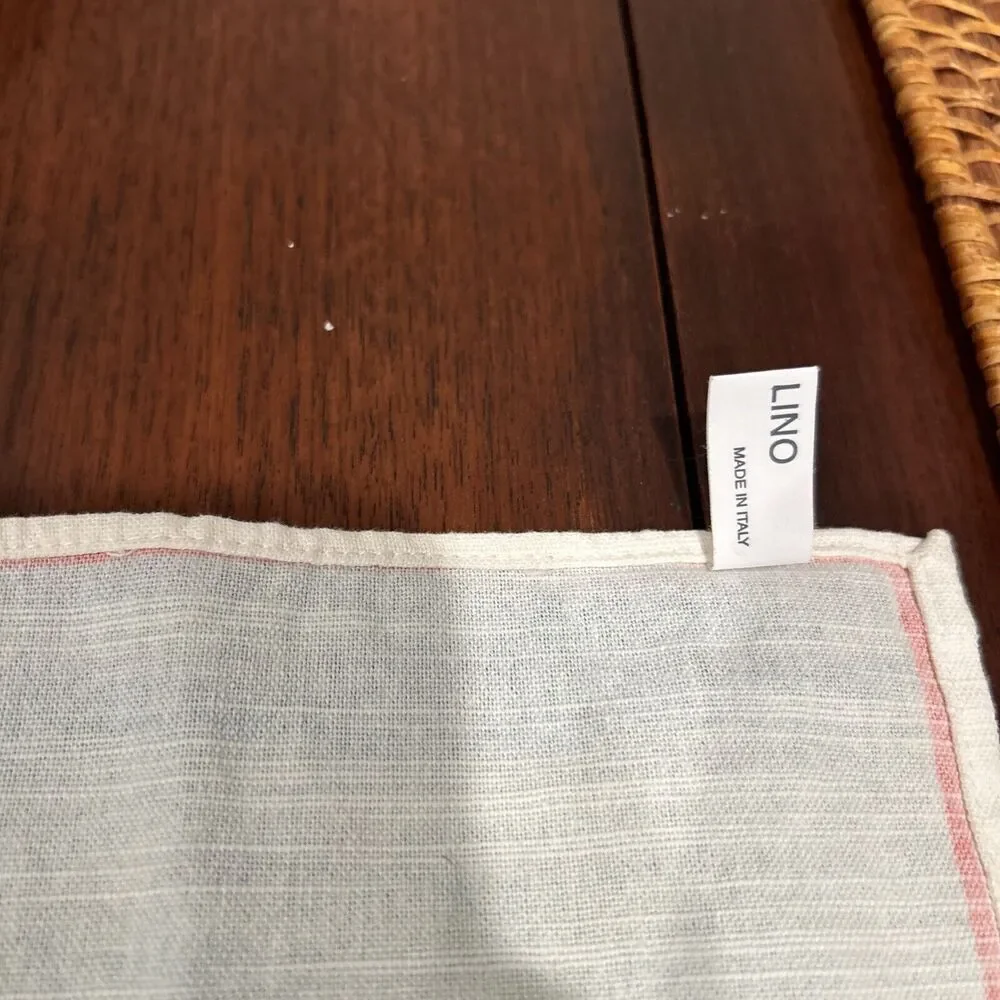 Misto Lino Table Napkin towel Bird County Cottage Italy